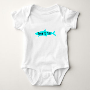 Geboren, Babybodysuit zu fischen! Baby Strampler