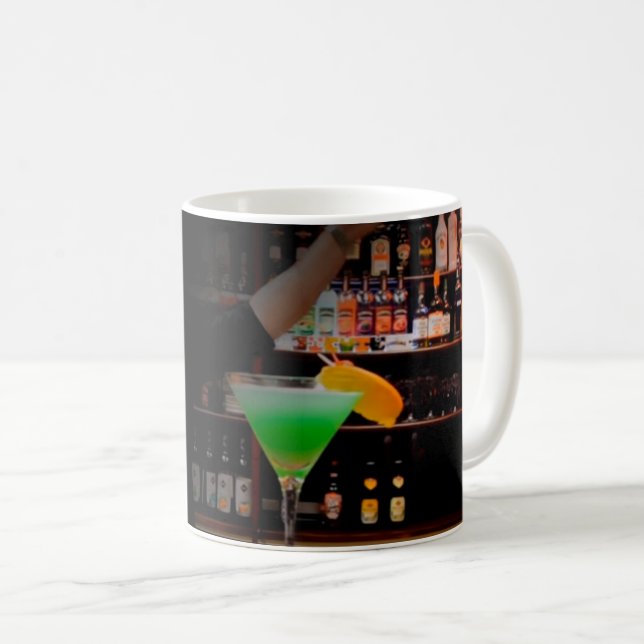 Geboren, Barkeeper-Tasse zu sein Kaffeetasse (VorderseiteRechts)