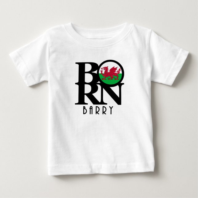 GEBOREN Barry Wales Baby T-shirt (Vorderseite)