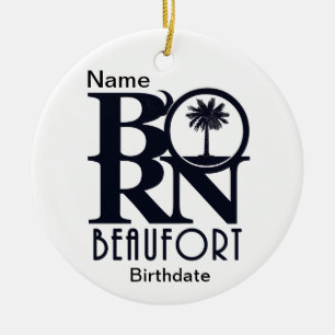 GEBOREN Beaufort SC Custom Keramik Ornament