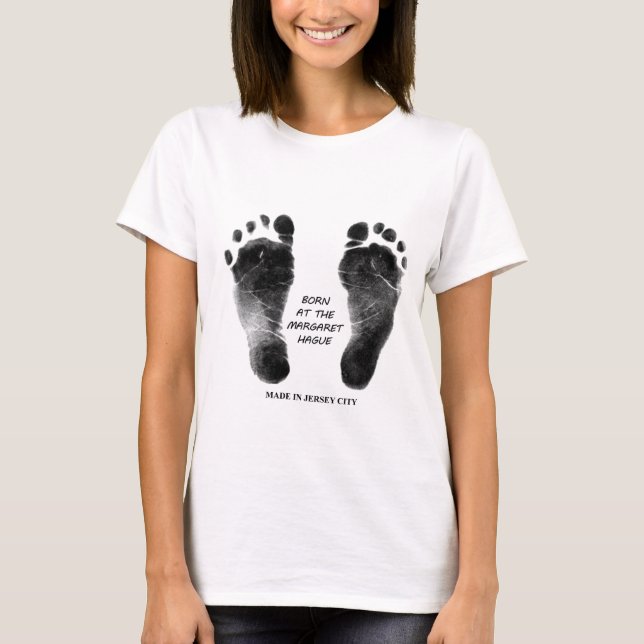 Geboren bei der Margaret Den Haag T-Shirt (Vorderseite)