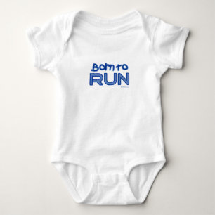 Geboren, - Blau laufen zu lassen Baby Strampler
