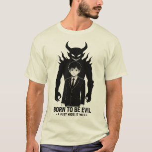Geboren, böse zu sein - ich verberge es einfach gu T-Shirt