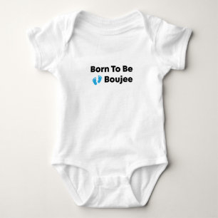 Geboren, Boujee zu sein Kinder Peach Raglan Baby Strampler