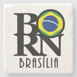 GEBOREN Brasília Steinuntersetzer