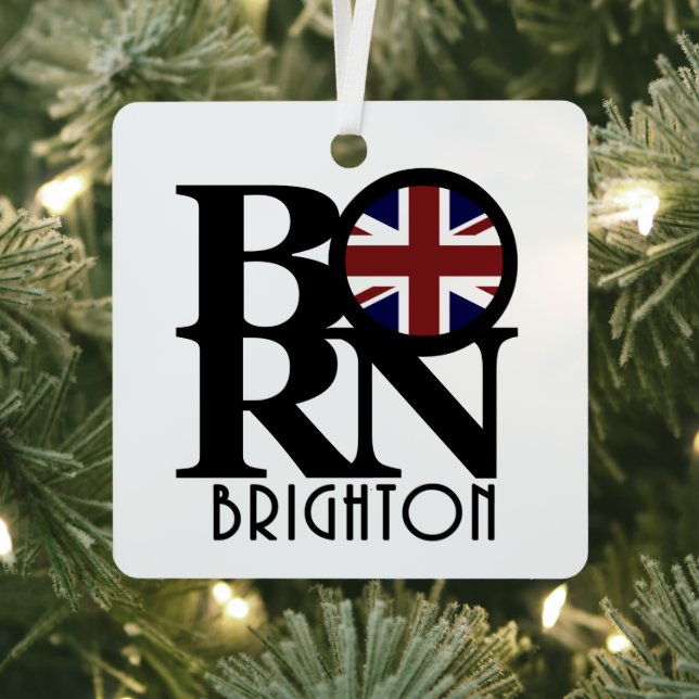 GEBOREN Brighton England Ornament Aus Metall (InSitu)