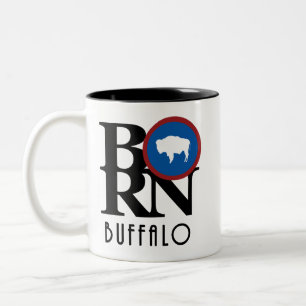GEBOREN Buffalo Wyoming 11oz Zweifarbige Tasse