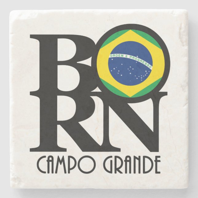 GEBOREN Campo Grande Steinuntersetzer (Vorderseite)