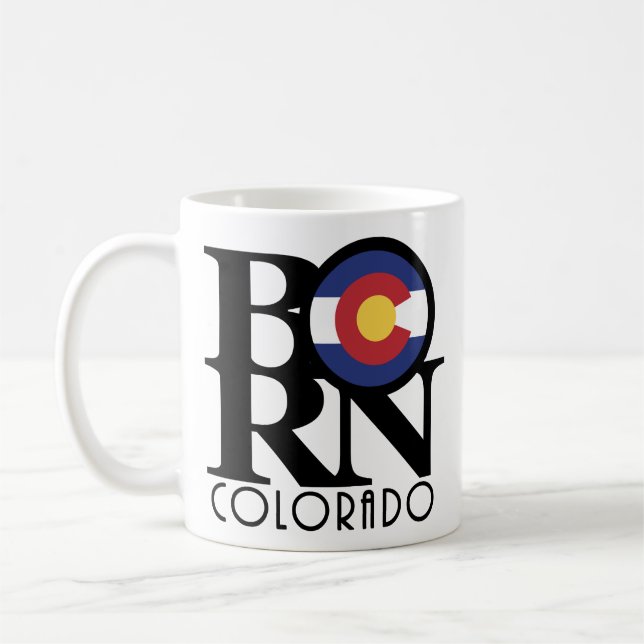 GEBOREN Colorado 11oz Kaffeetasse (Links)