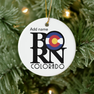 GEBOREN Colorado Keramik Ornament