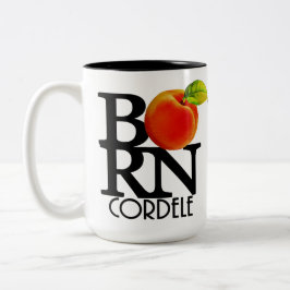 GEBOREN Cordele Georgia 15oz Zweifarbige Tasse