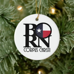 GEBOREN Corpus Christi Keramik Ornament