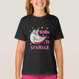 Geboren, ein Einhorn-Zauberer zu sein T-Shirt