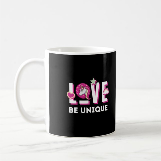 Geboren, ein einzigartiges magisches Fantasietier  Kaffeetasse (Links)