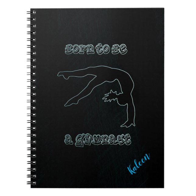 Geboren, ein Gymnast-Sketch-Notebook zu sein Notizblock (Vorderseite)