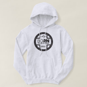 Geboren, ein knackiger, hellfarbener Hoodie zu sei