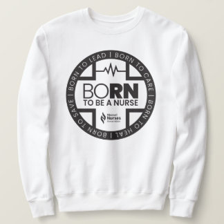 Geboren, ein knackiges, hellfarbenes Sweatshirt zu