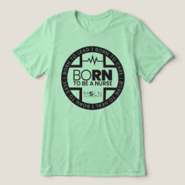 Geboren, ein kursiver Tri-Blend-T - Shirt zu sein