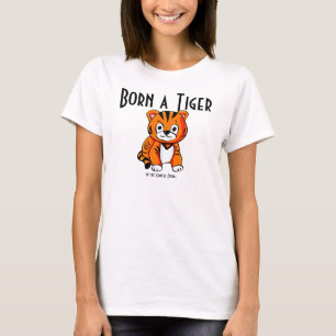 Geboren ein Tiger-T - Shirt
