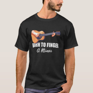 Geboren, einen kleinen, lustigen Gitarren-Gitarren T-Shirt