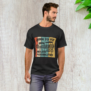 Geboren fliegen T-Shirt