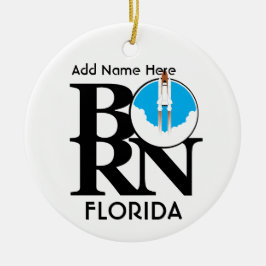 GEBOREN Florida Shuttle Keramik Ornament