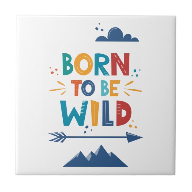 Geboren frei zu sein fliese (Vorderseite)