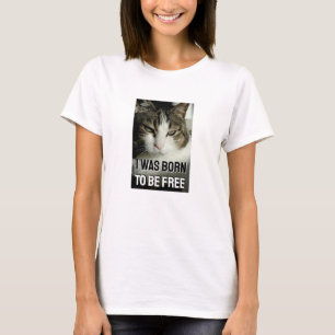 Geboren freier (leichter) T - Shirt