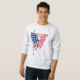 Geboren, Freiheit zu haben | Männerpullover Sweatshirt