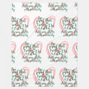 Geboren Freitag, 13. Fleecedecke