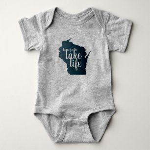 Geboren für das See-Leben in Wisconsin Baby Strampler