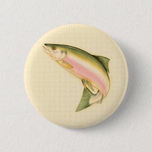 Geboren für Fische Button