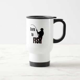Geboren für Fische Reisebecher