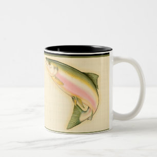 Geboren für Fische Zweifarbige Tasse