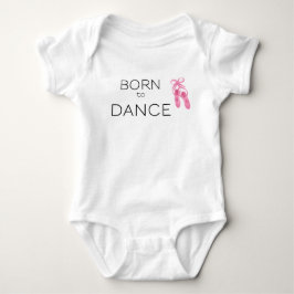 Geboren für kleine Mädchen zu tanzen Baby Strampler