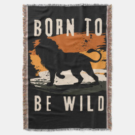 Geboren für Wildtier Decke