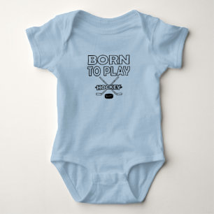 Geboren, Hockey Baby zu spielen Baby Strampler