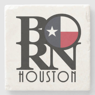 GEBOREN Houston Stone Untersetzer