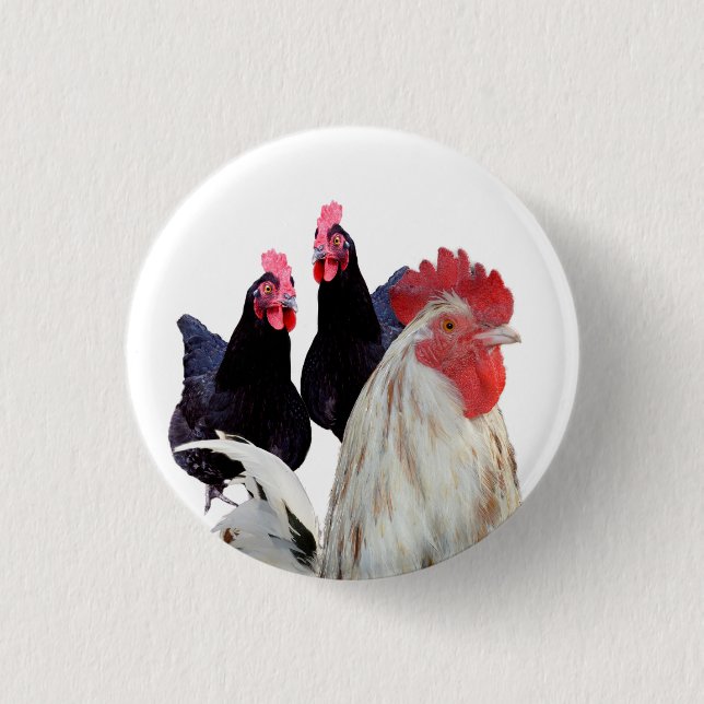 Geboren, Hühner zu sein, Abzeichen Button (Vorderseite)