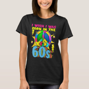 Geboren im 60er Vintag Retro 1960er Hippie Nostalg T-Shirt