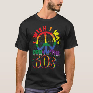 Geboren im 60er Vintag Retro 1960er Hippie Nostalg T-Shirt