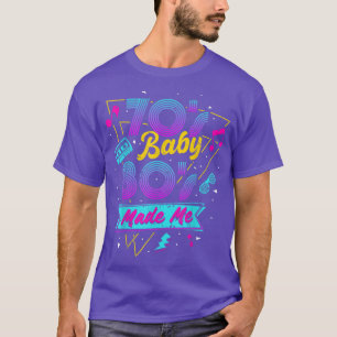 Geboren im 70er Aber der 80er hob mich 80er Kostüm T-Shirt