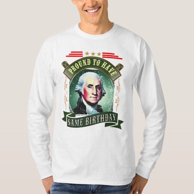 Geboren im Februar - Stolz auf den gleichen Geburt T-Shirt (Vorderseite)