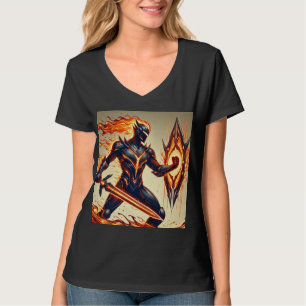 "Geboren im Feuer, entfesselt den Power!" T-Shirt