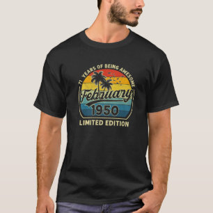Geboren im Jahr 1950 Retro Vintag 71. Geburtstagsg T-Shirt