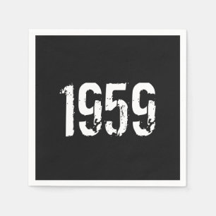 Geboren im Jahr 1959 Serviette
