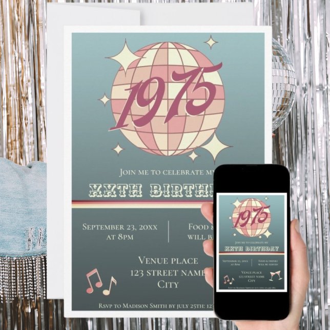 Geboren im Jahr 1975 50. Einladung (Von Creator hochgeladen)