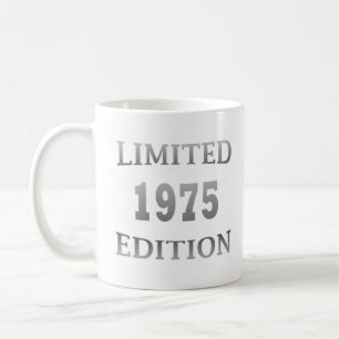 geboren im Jahr 1975, limitierte Auflage 50. Kaffeetasse