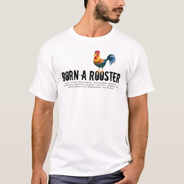 Geboren im Jahr der Aufzählung T-Shirt (Vorderseite)