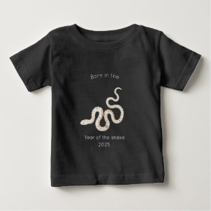 Geboren im Jahr der schwarzen Schlange Baby T-shirt